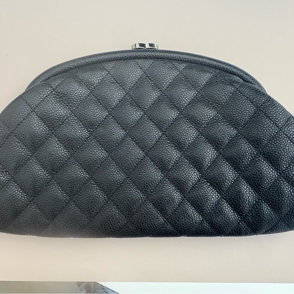 Chanel Black Halfmoon Quilted Women's Bag